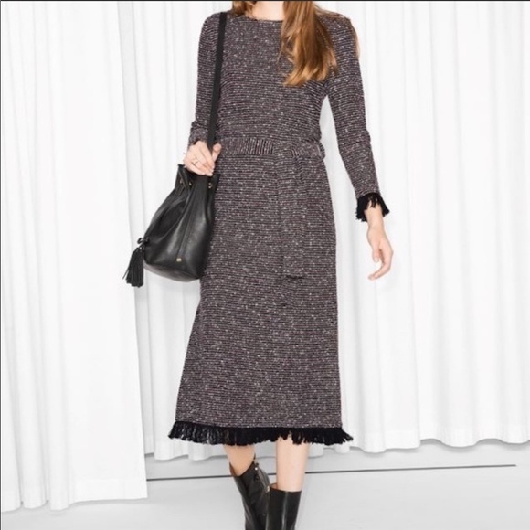 & Other Stories Dresses & Skirts - NWOT & Other Stories Tweed Midi Dress